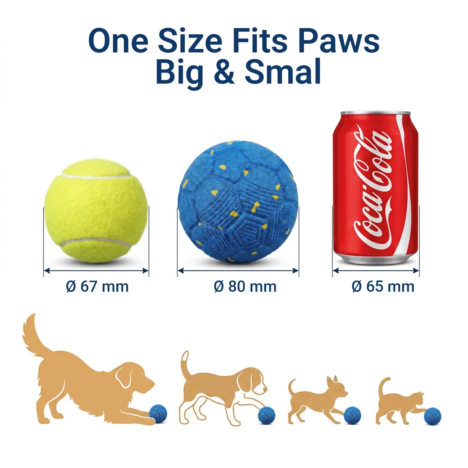 Sovelivee 2026 Soccer Fest Edition Interactive Dog Chew Toy Ball - Self-Moving, USB Rechargeable, Durable & Squeaky Fun for Dogs and Cats