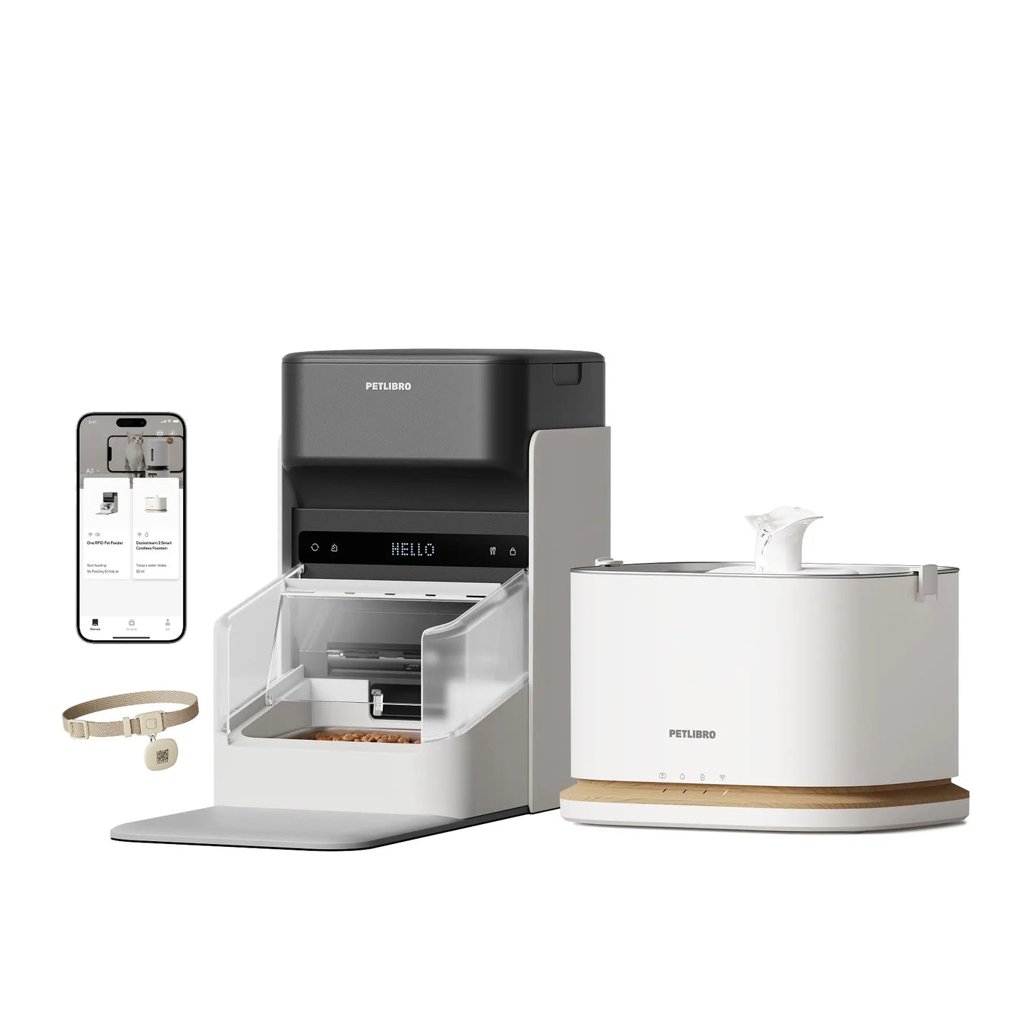 Elevate Your Pet's Lifestyle with the Rfld Smart Feeder & Dockstream 2 Cordless Fountain