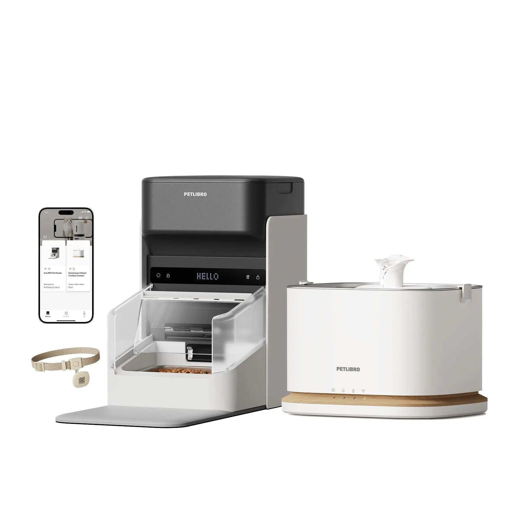 Elevate Your Pet's Lifestyle with the Rfld Smart Feeder & Dockstream 2 Cordless Fountain