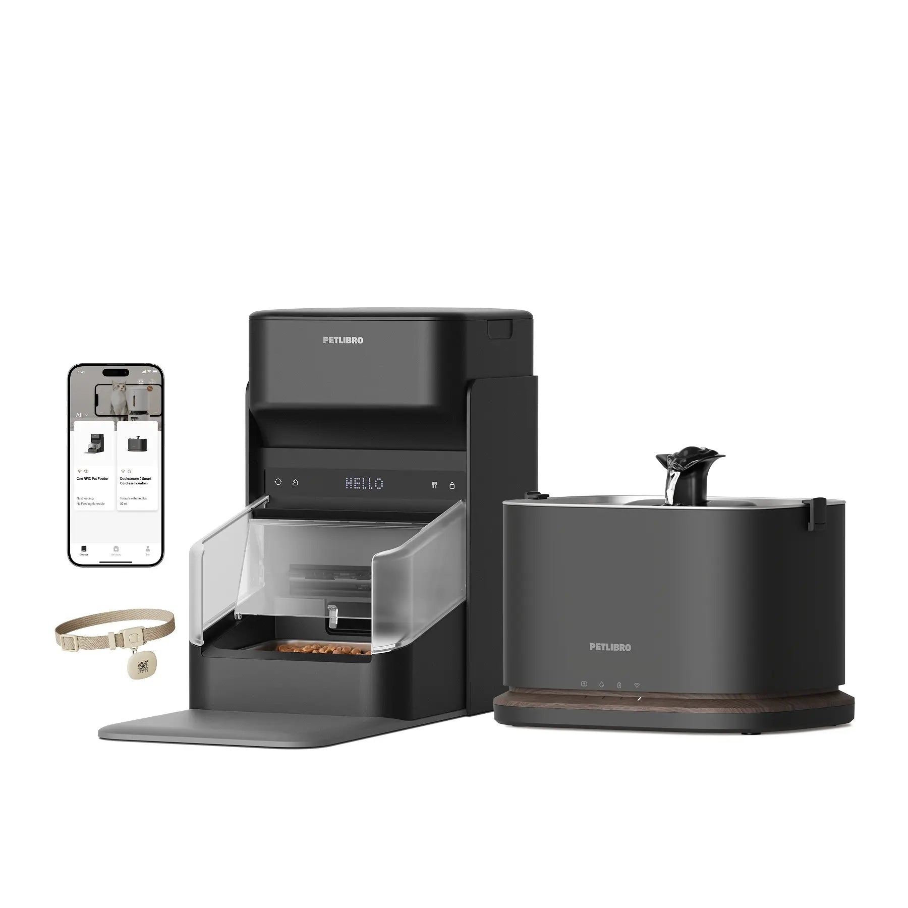 Elevate Your Pet's Lifestyle with the Rfld Smart Feeder & Dockstream 2 Cordless Fountain
